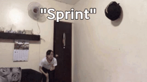 Practicing Sprint Inside The House GIF