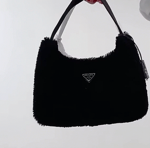 Prada Black And White Bags GIF