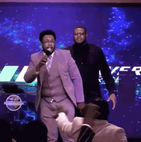 Praise God Man Shaking GIF