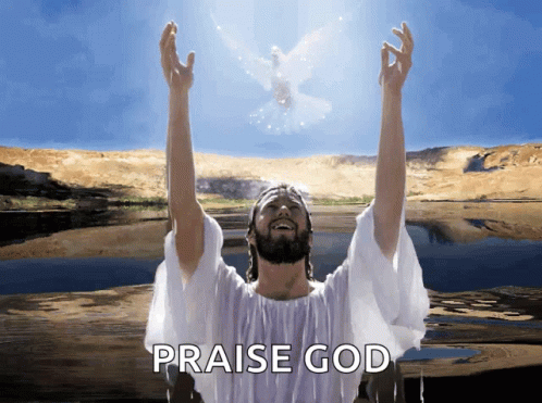 Praise God Water Baptism GIF