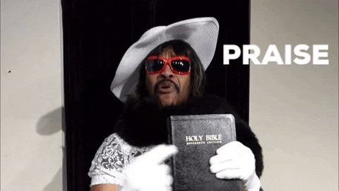 Praise Jesus Ecstatic Sassy Queer GIF