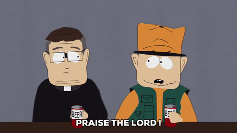 Praise Jesus Jimbo Kern South Park GIF