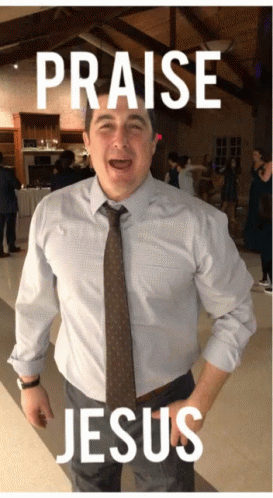 Praise Jesus Man Kneeling On Floor GIF