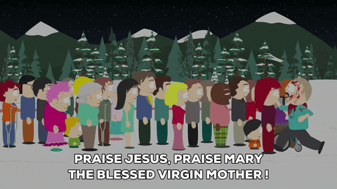 Praise Jesus Praise Mary South Park GIF
