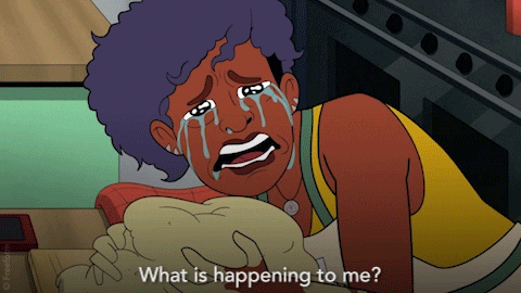 Praise Petey Meltdown What Is Happening To Me GIF