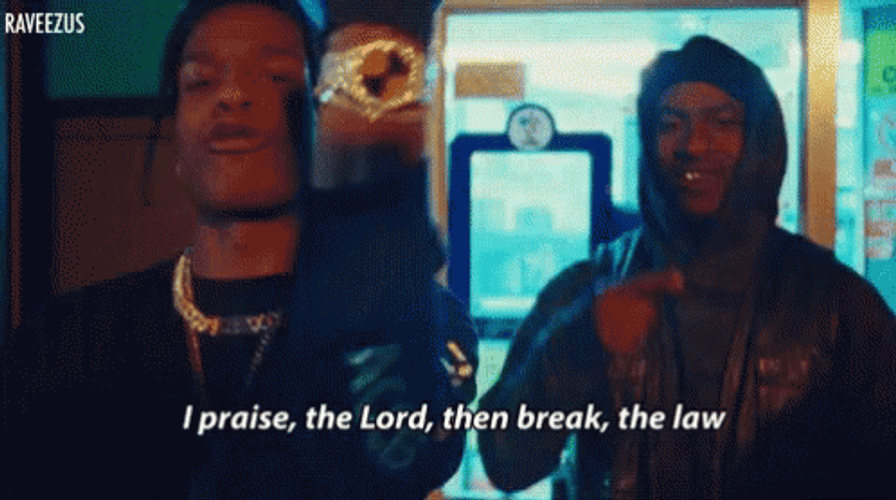 Praise The Lord Asap Rocky Rapper GIF