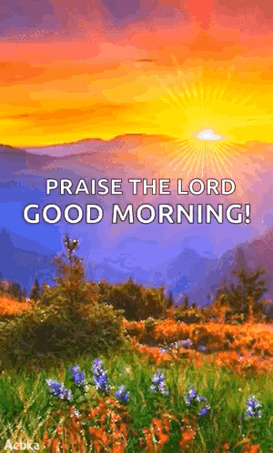 Praise The Lord Beautiful Sunrise GIF