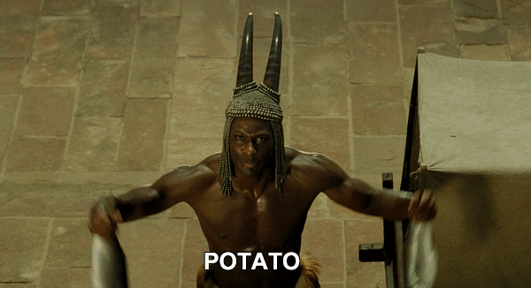 Praising Potato GIF