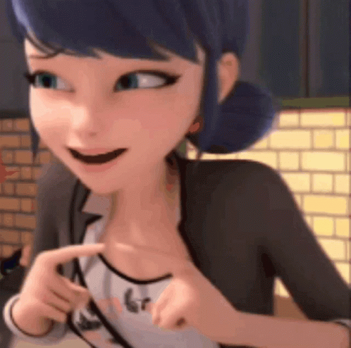 Prankish Marinette Cheeky Smile GIF