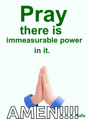Pray There Is Immeasurable Power