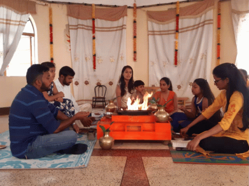 Prayer Indian Family GIF