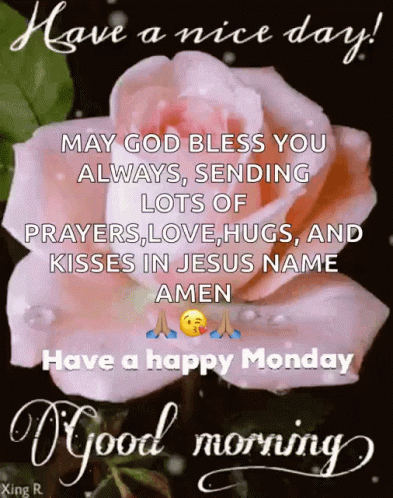 Prayer Love Hugs Mondays Blessings GIF