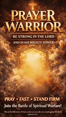 Prayer Warrior Be Strong in the Lord