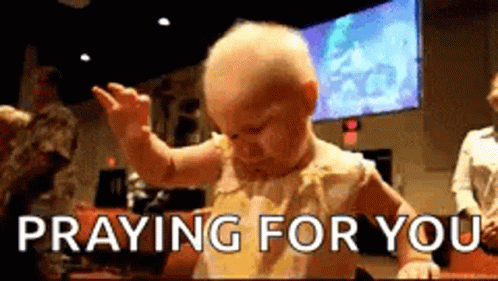 Praying For You Cute Baby GIF