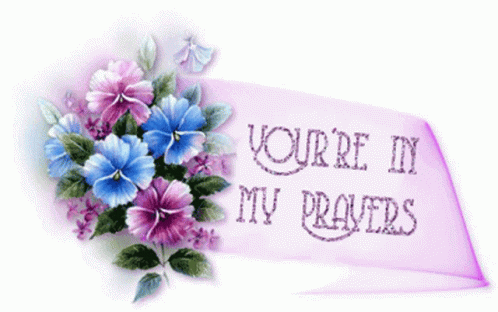Praying For You Glittering Bouquet GIF