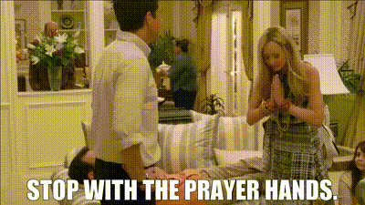 Praying Hands Guy Hey Stop It GIF