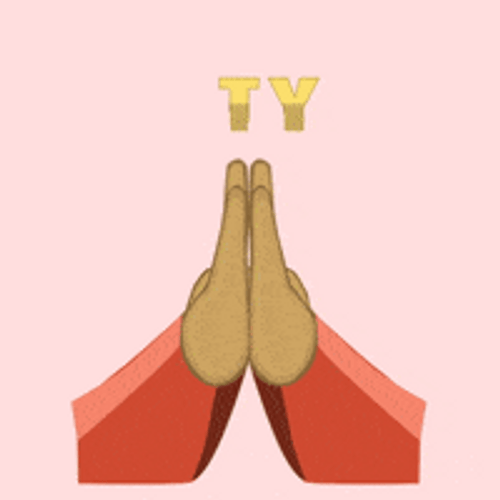 Praying Hands Thank You Grateful Emoji Gif Gifdb Com