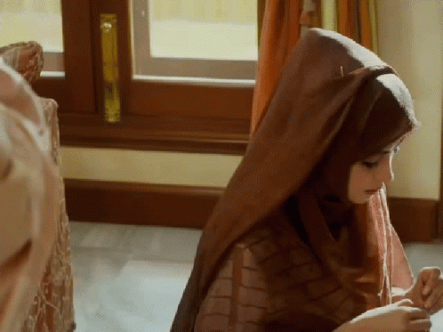 Praying Sajal Aly Jumma Mubarak GIF