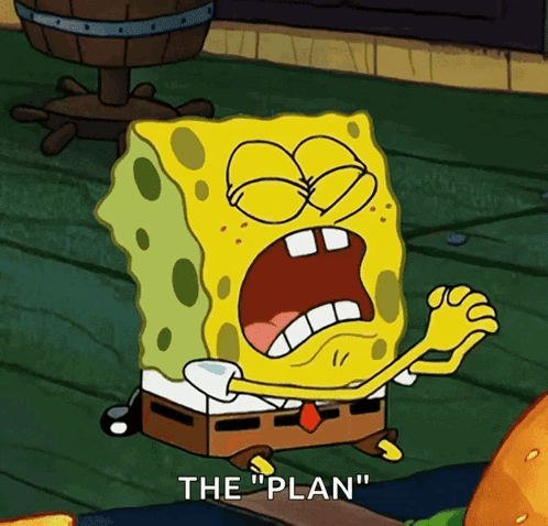 Praying Spongebob The Plan Meme GIF