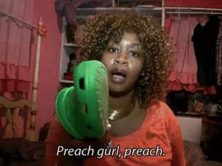 Preach Girl Preach Slippers GIF