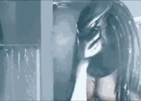 Predator Alien Toilet Funny GIF
