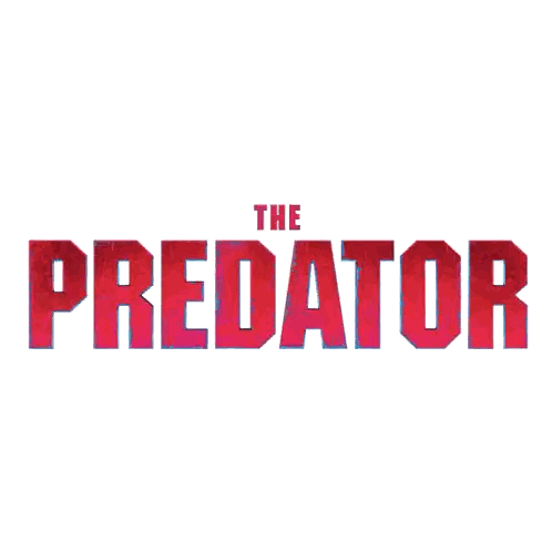 Predator Movie Poster with Red Letters