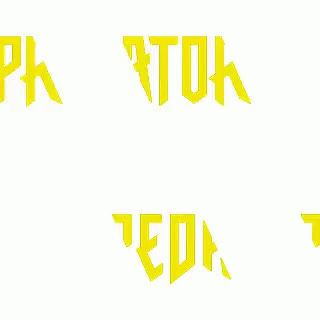 Predator Written in Yellow