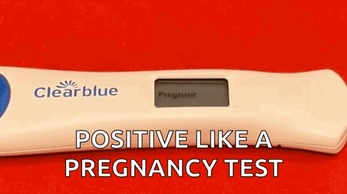 Pregnancy Test Showing Positive