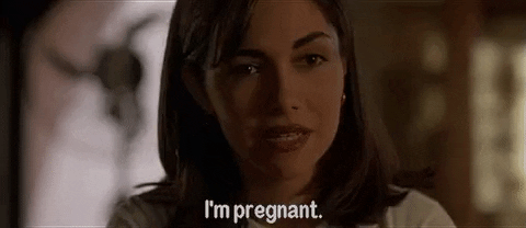 Pregnant Vanessa Marcil GIF