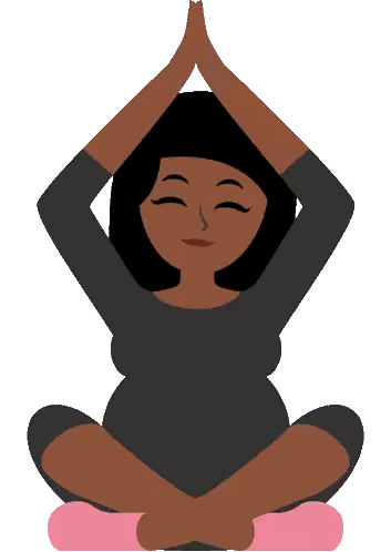 Pregnant Woman Sitting Lotus