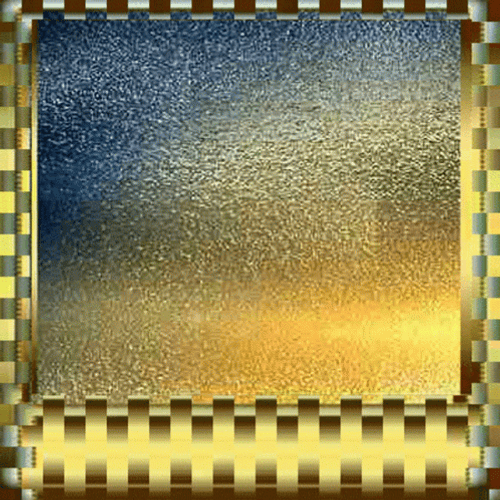 Premium Golden Grinding Border GIF
