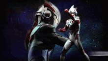 Prepare Battle Ultraman X Hero Pose GIF