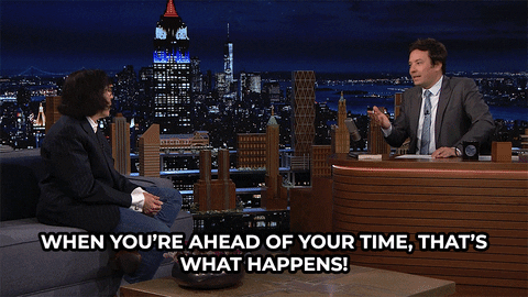 Prepared Fran Lebowitz And Jimmy Fallon GIF