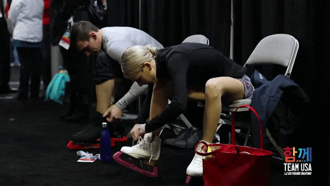 Preparing For Figure Skating GIF