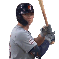 Preparing To Hit The Ball Major League Baseball Sticker GIF