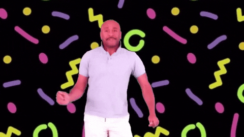 Preppy Man Dances GIF