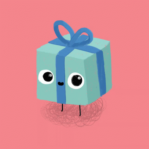Present Box Emoji Blinking GIF