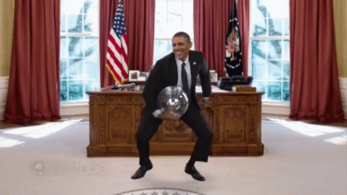 President Barrack Obama Dancing Parody GIF