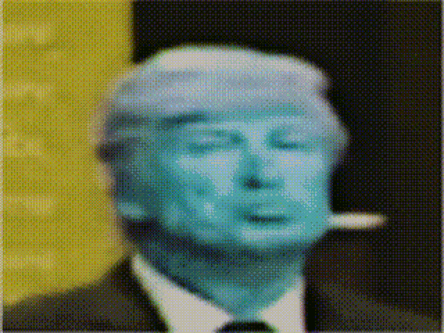 President Donald Trump Wrong Meme Changing Face Color GIF