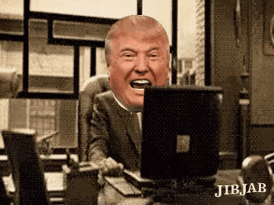 President Donald Trump Wrong Office Meme GIF