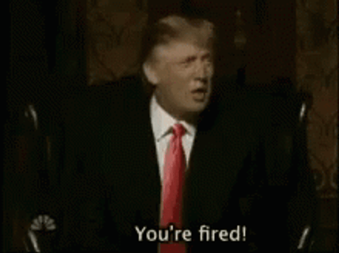 President Donald Trump Wrong You Re Fired Gif Gifdb Com