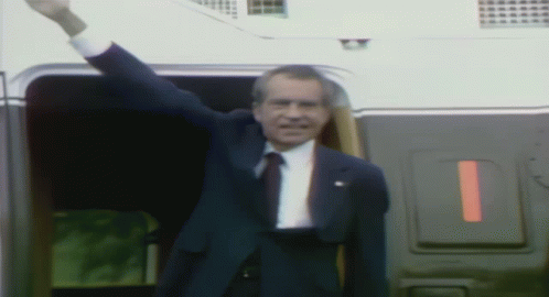 President George W Bush Waving GIF