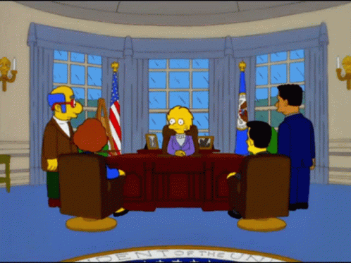 President Lisa Simpson The Simpsons GIF