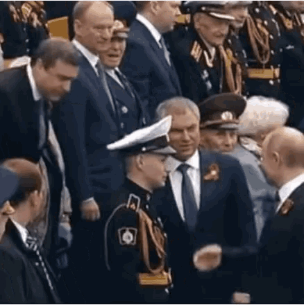 President Vladimir Putin Kapitan Danko Hand Shakes GIF