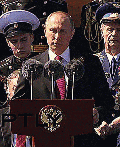 President Vladimir Putin Speaking GIF
