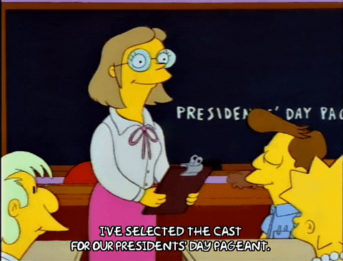 Presidents Day Class Scene GIF