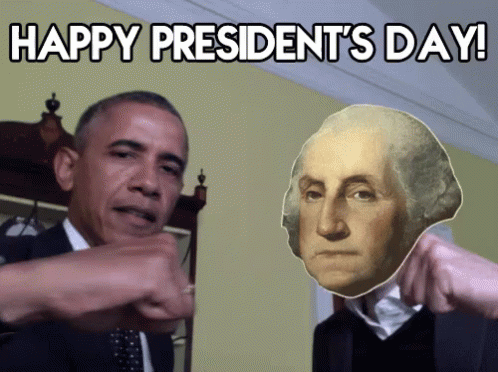 Presidents Day Fist Bump GIF