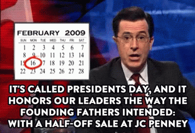Presidents Day News GIF