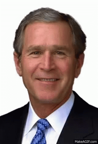 Presidents George Bush Barrack Obama Mash Up GIF