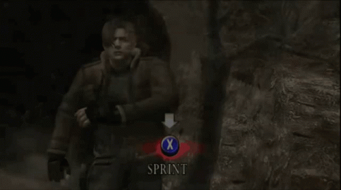 Press X Button To Sprint GIF